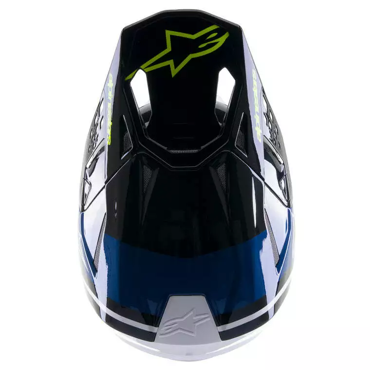 Alpinestars Supertech M8 Radium 2 Helmet - Blue/White/Black - M 9 Alpinestars Supertech M8 Radium 2 Helmet - Blue/White/Black - M - Image 7