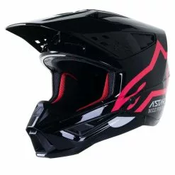 Alpinestars SM5 Compass Helmet - Black/Pink - XS