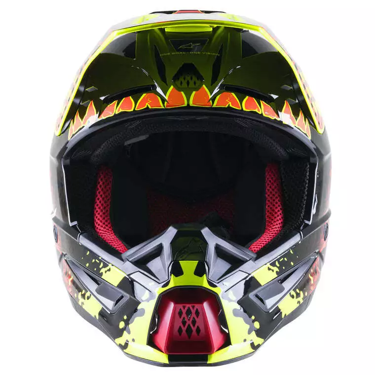 Alpinestars SM5 Solar Flare Helmet - Black/Red/Yellow - M 4 Alpinestars SM5 Solar Flare Helmet - Black/Red/Yellow - M - Image 2