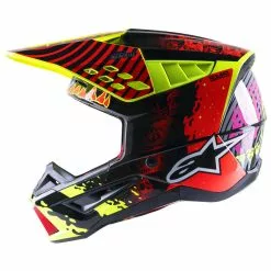 Alpinestars SM5 Solar Flare Helmet - Black/Red/Yellow - M 12 Alpinestars SM5 Solar Flare Helmet - Black/Red/Yellow - M -Outlet Helmets Store AS8305722135562 p 3