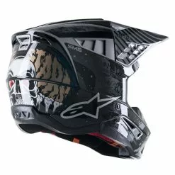 Alpinestars SM5 Solar Flare Helmet - Black/Grey - M 15 Alpinestars SM5 Solar Flare Helmet - Black/Grey - M -Outlet Helmets Store AS8305722195962 p 6