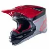 Alpinestars Limited Edition Supertech M10 Acumen Helmet - Fluro Red/Black/Silver - S -Outlet Helmets Store AS8307323331956 p