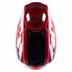 Alpinestars Limited Edition Supertech M10 Acumen Helmet - Fluro Red/Black/Silver - S -Outlet Helmets Store AS8307323331956 p 6