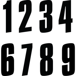 MCS 200mm Sx Slanted No. 5 - Black - 200mm