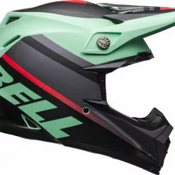 Bell Moto-9 MIPS Prophecy Matte Green Orange Black Helmet - Green/Orange/Black Small