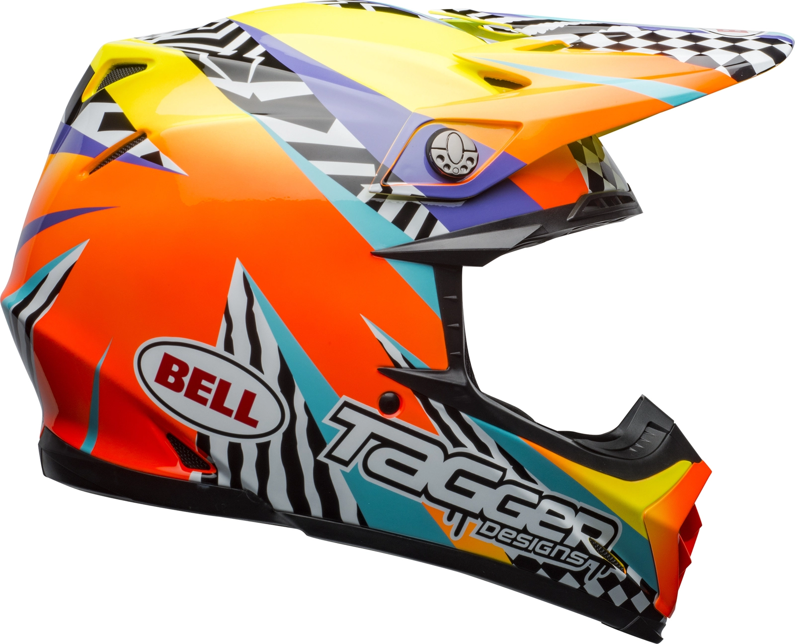 Bell Moto-9 MIPS Tagger Breakout Helmet - Orange/Yellow - L 3 Bell Moto-9 MIPS Tagger Breakout Helmet - Orange/Yellow - L