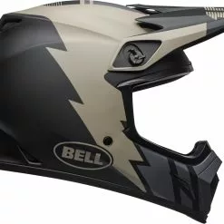 Bell MX-9 MIPS Strike Matte Khaki Black Helmet - Black - X-Large - Adult