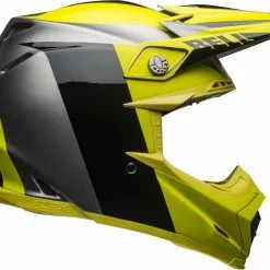 Bell Moto-9 Flex Division Black Yellow Grey Helmet