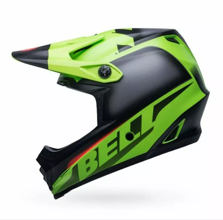 Bell Moto-9 MIPS Youth Glory Matte Green Black Orange Helmet - Unisex - Small/Medium - Youth - Green/Black 4 Bell Moto-9 MIPS Youth Glory Matte Green Black Orange Helmet - Unisex - Small/Medium - Youth - Green/Black - Image 2