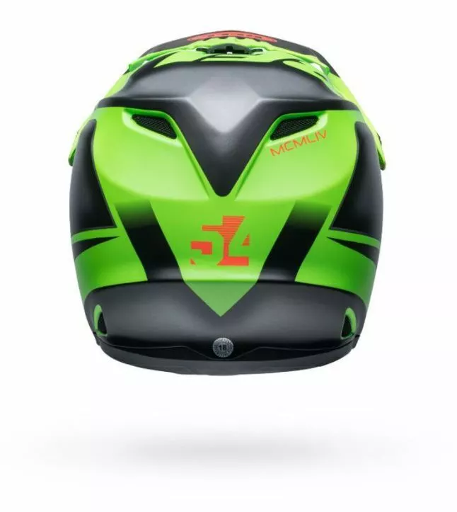 Bell Moto-9 MIPS Youth Glory Matte Green Black Orange Helmet - Unisex - Small/Medium - Youth - Green/Black 5 Bell Moto-9 MIPS Youth Glory Matte Green Black Orange Helmet - Unisex - Small/Medium - Youth - Green/Black - Image 3