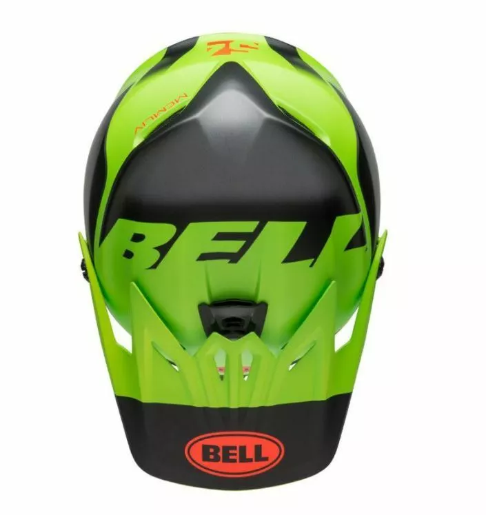 Bell Moto-9 MIPS Youth Glory Matte Green Black Orange Helmet - Unisex - Small/Medium - Youth - Green/Black 6 Bell Moto-9 MIPS Youth Glory Matte Green Black Orange Helmet - Unisex - Small/Medium - Youth - Green/Black - Image 4