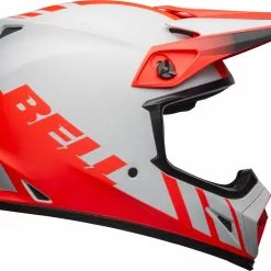 Bell MX-9 MIPS Dash Matte Grey Red Black Helmet - Red - Medium - Adult