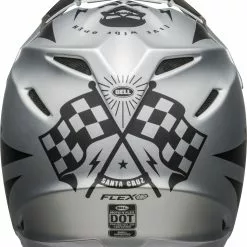 Bell Moto-9 Flex Breakaway Helmet -Matte Silver/Black - M -Outlet Helmets Store BE7122641 2