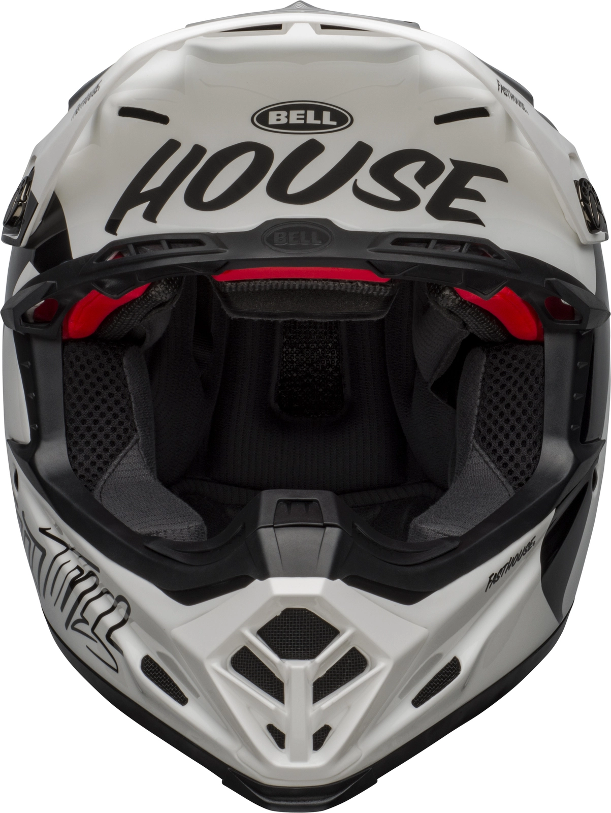 Bell Moto-9 Flex Fasthouse Newhall White Black Helmet - Unisex - Medium - Adult - White/Black 4 Bell Moto-9 Flex Fasthouse Newhall White Black Helmet - Unisex - Medium - Adult - White/Black - Image 2