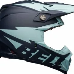 Bell Moto-9 Flex Breakaway Matte Navy Blue Helmet - Unisex - Medium - Adult - Navy/Blue