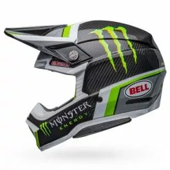 Bell 2022 Moto-10 Spherical Pro Circuit Replica Helmet - Black/Green - M -Outlet Helmets Store BE7136014 4