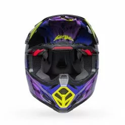 Bell Moto-9S Flex Slayco Black Purple Helmet - Unisex - Large - Adult - Black/Purple -Outlet Helmets Store BE7136080 2