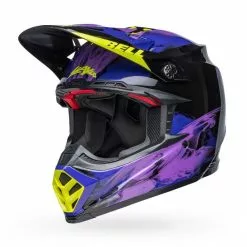 Bell Moto-9S Flex Slayco Black Purple Helmet - Unisex - Large - Adult - Black/Purple -Outlet Helmets Store BE7136080 3