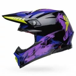 Bell Moto-9S Flex Slayco Black Purple Helmet - Unisex - Large - Adult - Black/Purple -Outlet Helmets Store BE7136080 4