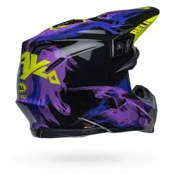 Bell Moto-9S Flex Slayco Black Purple Helmet - Unisex - Large - Adult - Black/Purple -Outlet Helmets Store BE7136080 7