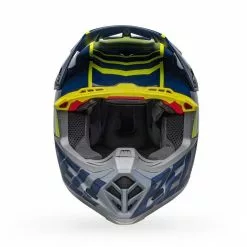 Bell Moto-9S Flex Sprint Blue Yellow Helmet -Outlet Helmets Store BE7136138 p 2