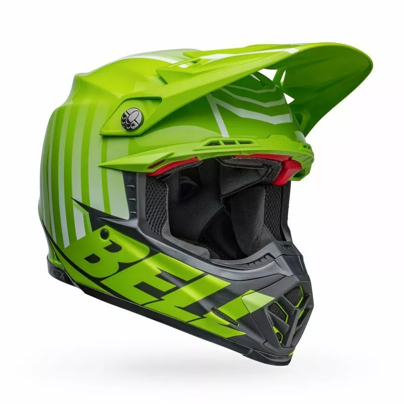 Bell Moto-9S Flex Sprint Green Black Helmet - Black - Small - Adult 4 Bell Moto-9S Flex Sprint Green Black Helmet - Black - Small - Adult - Image 2
