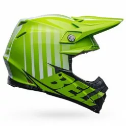 Bell Moto-9S Flex Sprint Green Black Helmet - Black - Small - Adult