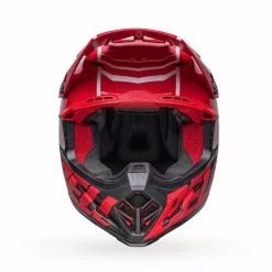 Bell Moto-9S Flex Sprint Red Black Helmet - Unisex - Medium - Adult - Red/Black -Outlet Helmets Store BE7136155 2