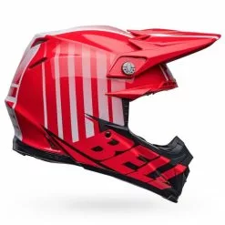Bell Moto-9S Flex Sprint Red Black Helmet - Unisex - Medium - Adult - Red/Black