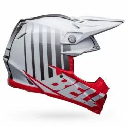 Bell Moto-9S Flex Sprint White Red Helmet
