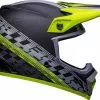 Bell 2023 MX-9 MIPS Offset Matte Black Hi-Viz Yellow Helmet - Unisex - Small - Adult - Black/Yellow -Outlet Helmets Store BE7136281