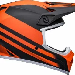 Bell 2023 MX-9 MIPS Disrupt Matte Black Orange Helmet