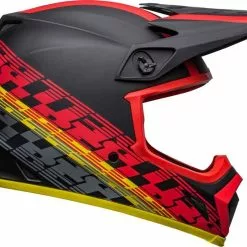 Bell 2023 MX-9 MIPS Offset Matte Black Red Helmet