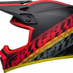 Bell 2023 MX-9 MIPS Offset Matte Black Red Helmet -Outlet Helmets Store BE7136311 3