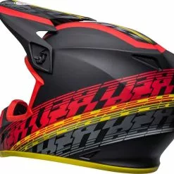 Bell 2023 MX-9 MIPS Offset Matte Black Red Helmet -Outlet Helmets Store BE7136311 4