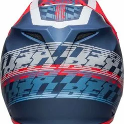 Bell 2023 MX-9 MIPS Offset Matte Metal Blue White Helmet -Outlet Helmets Store BE7136341 6
