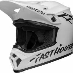 Bell 2023 MX-9 MIPS Fasthouse White Black Helmet -Outlet Helmets Store BE7136358 P