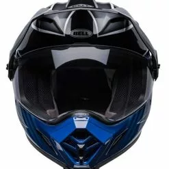 Bell 2023 MX-9 Adventure MIPS Dalton Black Blue Helmet -Outlet Helmets Store BE7136379 2