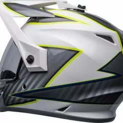 Bell 2023 MX-9 Adventure MIPS Dalton White Hi-Viz Yellow Helmet -Outlet Helmets Store BE7136415 P 2