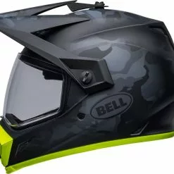 Bell 2023 MX-9 Adventure MIPS Stealth Camo Matte Black Hi-Viz Helmet -Outlet Helmets Store BE7136679 4