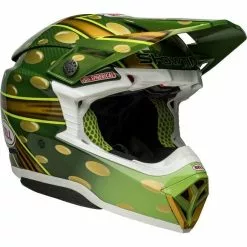 Bell Moto-10 Spherical McGrath Helmet - Gold/Green - M -Outlet Helmets Store BE7144740 5