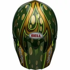 Bell Moto-10 Spherical McGrath Helmet - Gold/Green - M -Outlet Helmets Store BE7144740 8