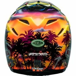 Bell Moto-9S Flex Tagger Tropical Fever Yellow Orange Helmet -Outlet Helmets Store BE7144782 p 2