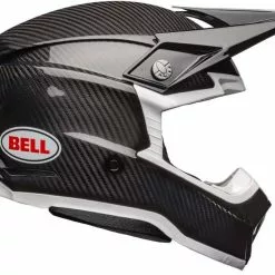 Bell 2022 Moto-10 Spherical MIPS Helmet - Black/White - S