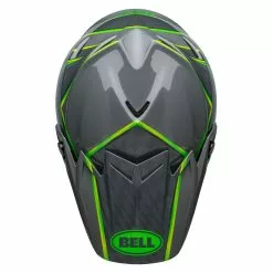 Bell Moto-9S Flex Gloss Helmet - Grey/Green - S -Outlet Helmets Store BE7148430 p 6