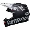 Bell Moto-9S Flex Fasthouse Flex Crew Black White Helmet - White - Medium - Adult -Outlet Helmets Store BE7148438 p