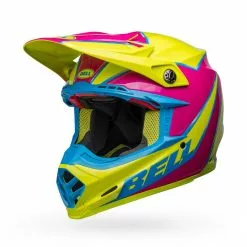 Bell Moto-9S Flex Sprite Helmet - Yellow/Pink - S -Outlet Helmets Store BE714847 p 2