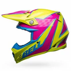 Bell Moto-9S Flex Sprite Helmet - Yellow/Pink - S -Outlet Helmets Store BE714847 p 3