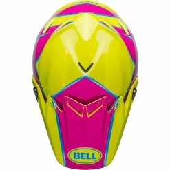 Bell Moto-9S Flex Sprite Helmet - Yellow/Pink - S