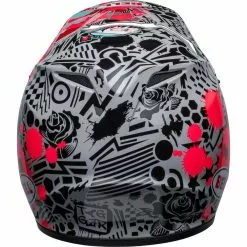 Bell MX-9 MIPS Tagger Splatter Bright Red Grey Helmet -Outlet Helmets Store BE7148499 P 2